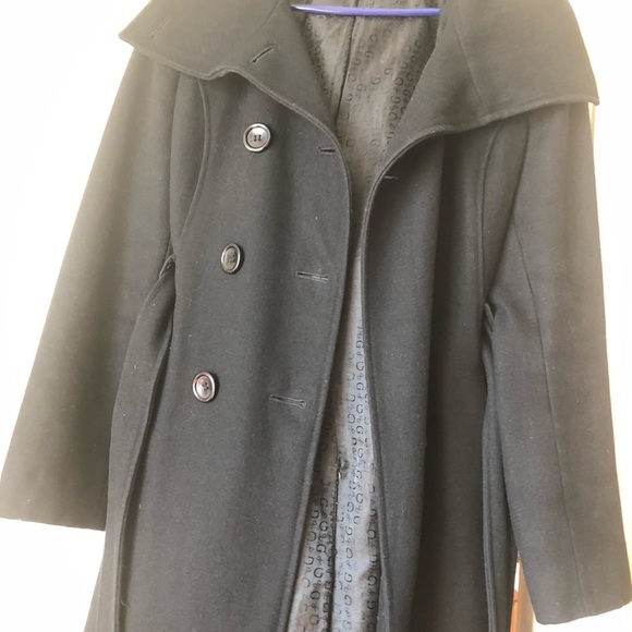 Women's Button Front Walker Coat - Picture 6 of 9